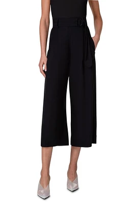 Akris punto Fiorella Belted Culottes Black at Nordstrom,