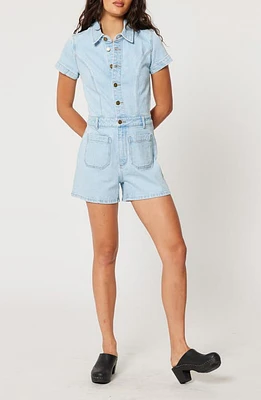 Rolla's Sailor Denim Romper Luna at Nordstrom,