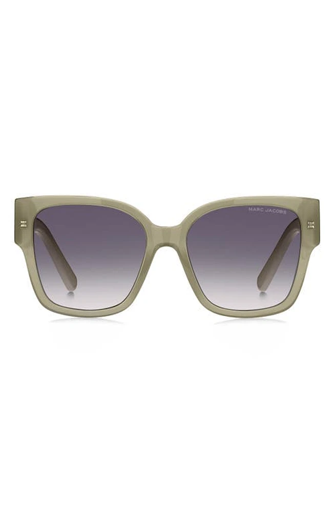 Marc Jacobs 54mm Square Sunglasses in /Grey Shaded at Nordstrom