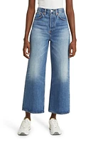 Re/Done Wide Leg Crop Nonstretch Jeans Speedway at Nordstrom,