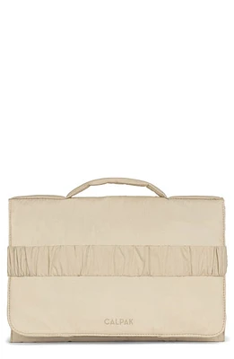 CALPAK Portable Diaper Changing Pad Clutch in Oatmeal at Nordstrom