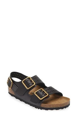 Birkenstock Milano Bold Buckle Sandal Black at Nordstrom,