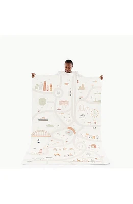 GATHRE Uptown Print Leather Play Mat at Nordstrom