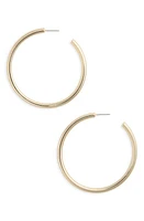 Nordstrom Large Sleek Tube Hoop Earrings in Gold at Nordstrom