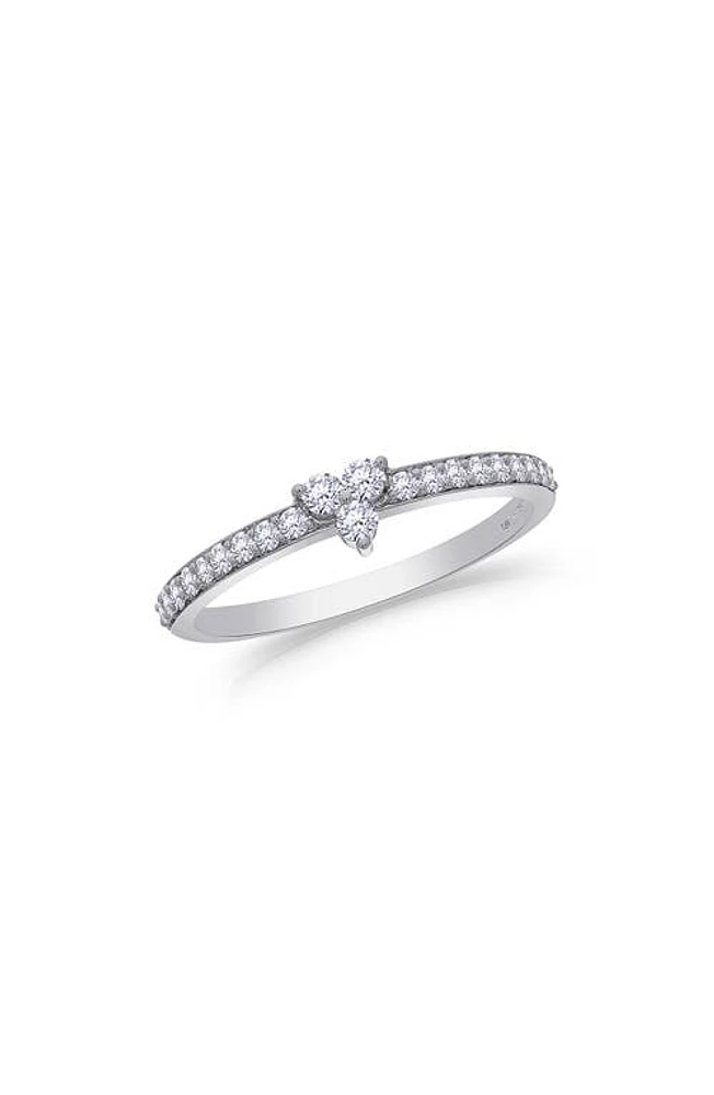 Hueb Reverie Diamond Band Ring in White Gold at Nordstrom, Size 7