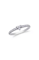 Hueb Reverie Diamond Band Ring in White Gold at Nordstrom, Size 7