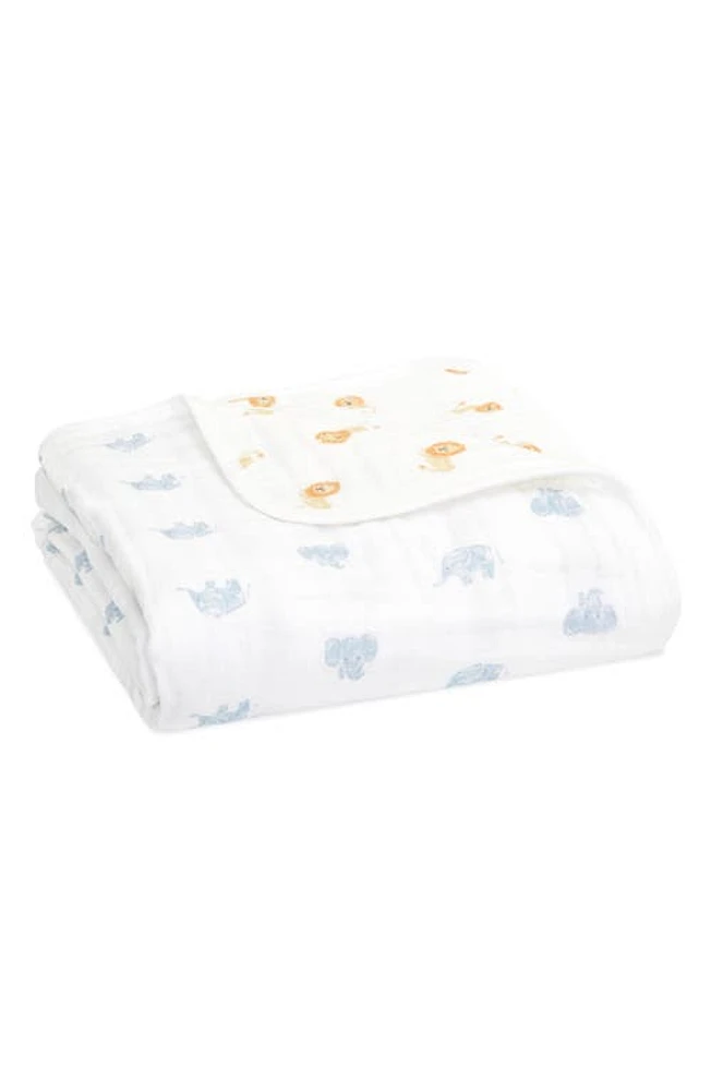 aden + anais Organic Dream Blanket in Animal Kingdom at Nordstrom