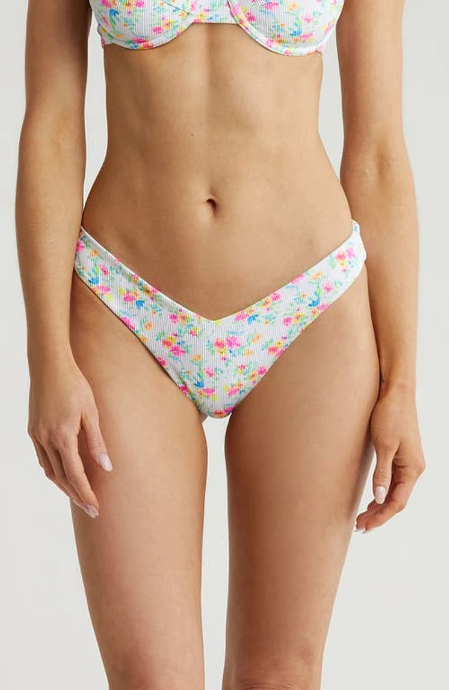 Kulani Kinis Strappy Cheeky Bikini Bottoms Forever Fairytale at Nordstrom,