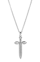 LILI CLASPE Flora Dagger Pendant Necklace in Silver at Nordstrom, Size 20