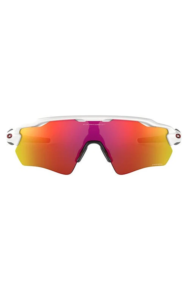 Oakley Radar EV Path 138mm Prizm Wrap Sunglasses in White at Nordstrom