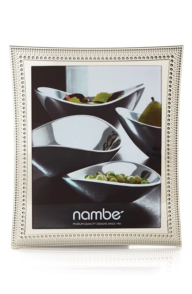 Nambé Beaded Picture Frame in Silver at Nordstrom