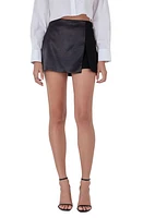 Endless Rose Satin Skort Black at Nordstrom,