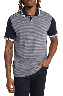 Original Penguin Tipped Interlock Polo in Dark Sapphire at Nordstrom, Size Medium