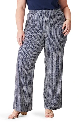 NIC+ZOE Spring Rain Wide Leg Pants Indigo Multi at Nordstrom,