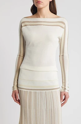 Faithfull the Brand Citara Long Sleeve Knit Top White at Nordstrom,