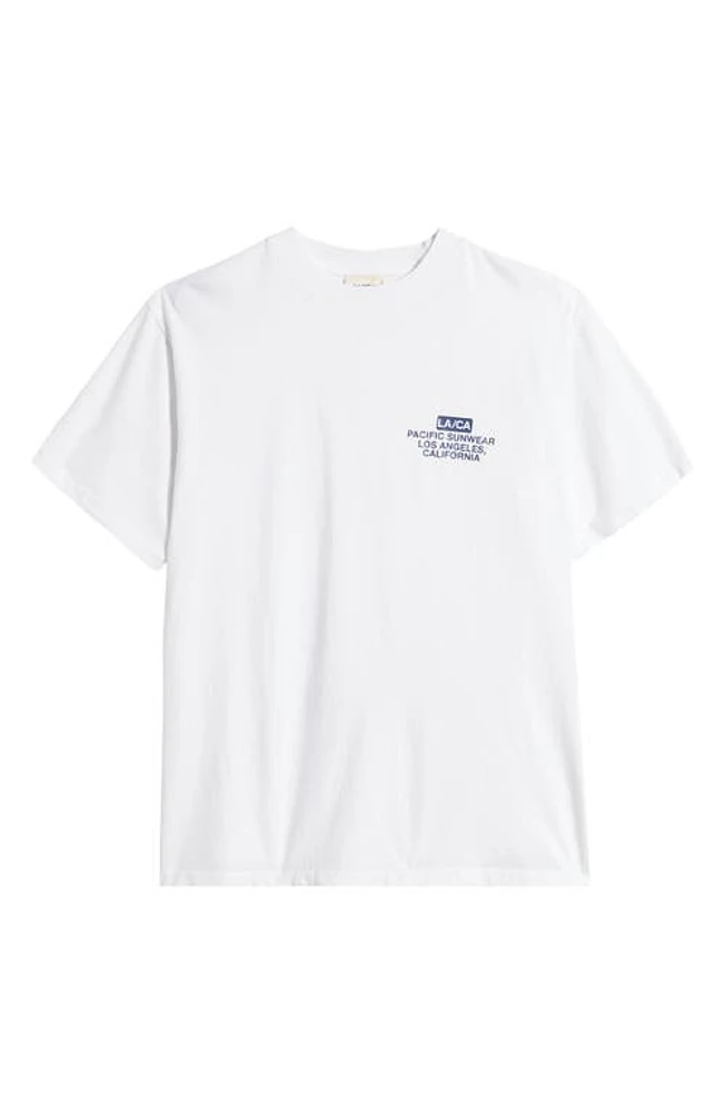 PacSun 1980 LA Cotton Graphic T-Shirt White at Nordstrom,