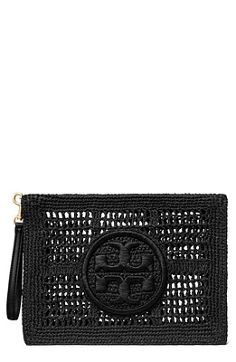 Tory Burch Ella Hand Crochet Wristlet in Black at Nordstrom