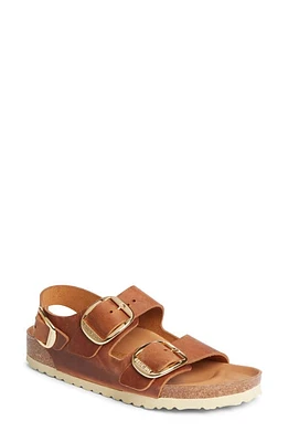 Birkenstock Milano Big Buckle Sandal Cognac at Nordstrom,