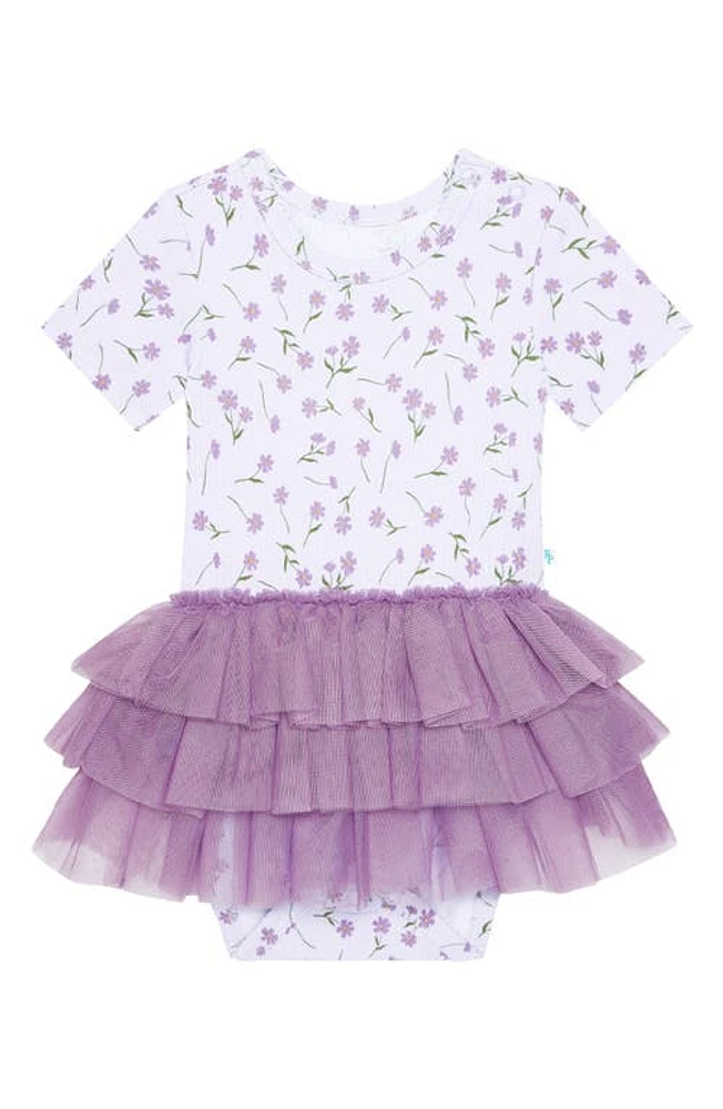 Posh Peanut Kids' Jeanette Tulle Tutu Dress Open Purple at Nordstrom,