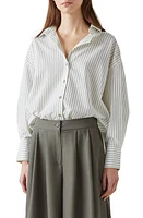 LK Bennett Bextor Stripe Shirt Cream at Nordstrom, Us