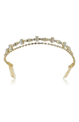 Brides & Hairpins Amora Crystal Crown Comb in Gold at Nordstrom