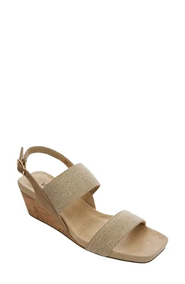 VANELi Catlee Wedge Sandal Natural at Nordstrom,