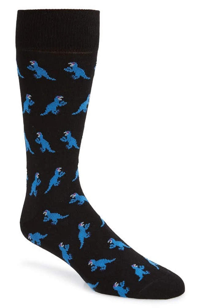 Paul Smith Dino Jacquard Socks in Black at Nordstrom