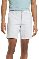 Nordstrom Cotton Stretch Chambray Shorts White at Nordstrom,