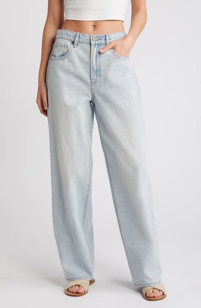 HIDDEN Jeans Baggy Wide Leg Light Wash at Nordstrom,