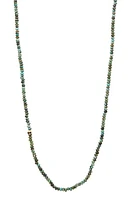 John Varvatos Skull Turquoise Necklace in Blue/Green at Nordstrom