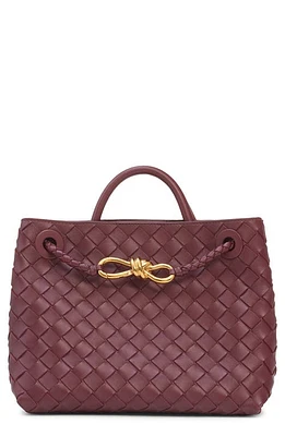 Bottega Veneta Small Andiamo Intrecciato Shoulder Bag in 2273 Baro-M Brass-Baro at Nordstrom