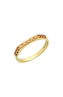 Bony Levy 14K Gold Stacking Ring Garnet Spessartite at Nordstrom,