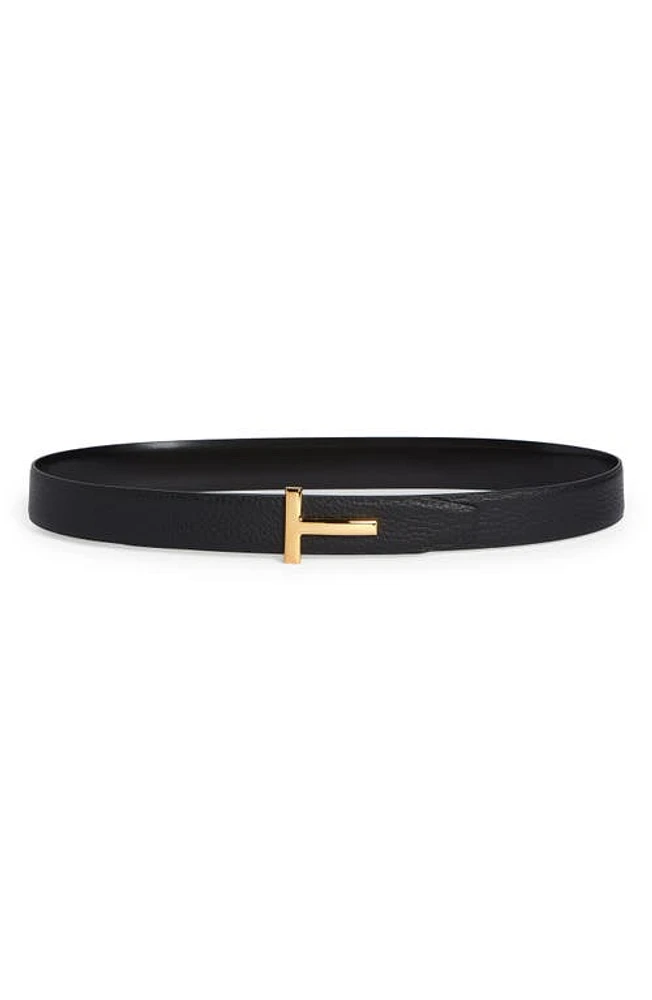 TOM FORD Smooth Leather Belt at Nordstrom,