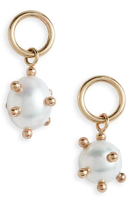 Poppy Finch Bubble Mismatched Cultured Pearl Drop Earrings in Gold at Nordstrom