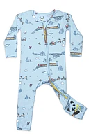 Bellabu Bear Kids' Polar Express Convertible Footie Pajamas at Nordstrom,