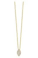 Bony Levy Mika Diamond Marquise Pendant Necklace in 18K Yellow Gold at Nordstrom