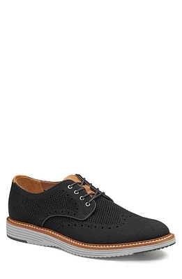 Johnston & Murphy Upton Knit Wingtip Black at Nordstrom,