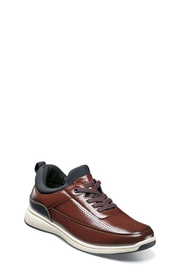 Florsheim Kids' Satellite Perforated Sneaker in Cognac at Nordstrom, Size 4 M