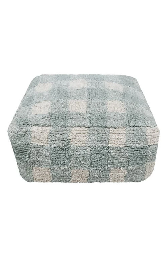 Lorena Canals Vichy Pouf in Blue Sage at Nordstrom