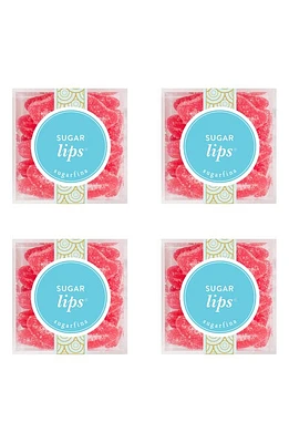 sugarfina Sugar Lips Set of 4 Candy Cubes in Blue at Nordstrom