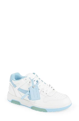 Off-White Out of Office Sneaker in White Light Blue at Nordstrom, Size 8Us