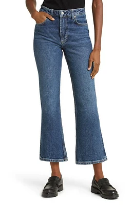 Rails Sunset High Waist Slim Fit Crop Flare Jeans Collegiate Blue at Nordstrom,