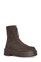 The Row Zip Platform Bootie in Dark Brown at Nordstrom, Size 11Us