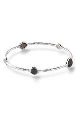 Ippolita 'Wonderland' Five-Stone Bangle in Silver at Nordstrom, Size 2