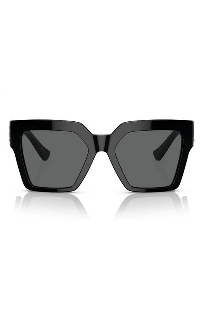 Versace 55mm Butterfly Sunglasses in Black at Nordstrom