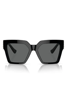 Versace 55mm Butterfly Sunglasses in Black at Nordstrom