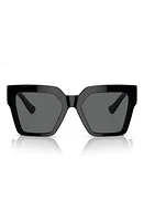 Versace 55mm Butterfly Sunglasses in Black at Nordstrom