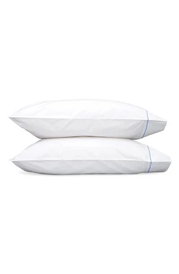 Matouk Essex 350 Thread Count Set of 2 Pillowcases in Azure at Nordstrom