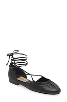 Dolce Vita Cancun Ankle Tie Flat Leather at Nordstrom,