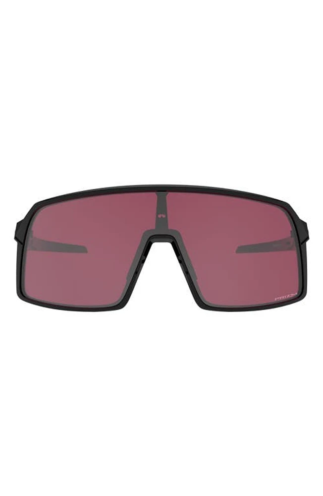 Oakley Sutro 137mm Shield Sunglasses in Black/prizm Snow Iridium at Nordstrom